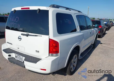 2010 Nissan Armada Se из США, поврежденный, VIN 5N1BA0ND3AN604093